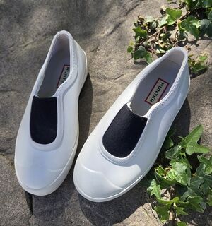 Hunter slip on waterproof rain shoes USA  size 5/UK 3